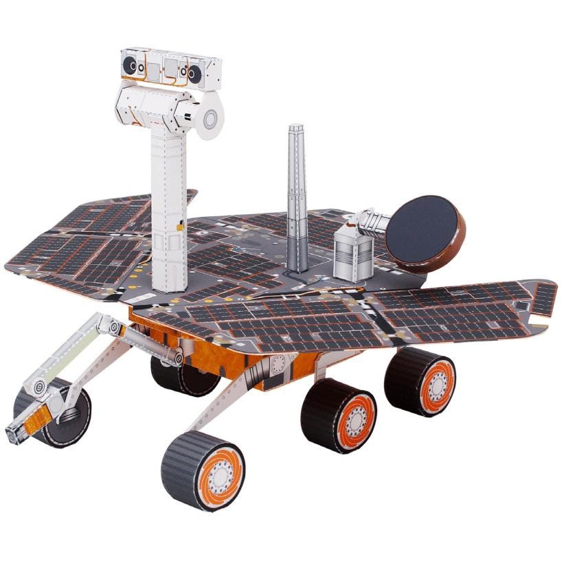 32 Blast Off Into Creativity: Fun Space Crafts for Kids 26 Mars Exploration Rover, Space, Astronomy, DIY paper model sculpture,…