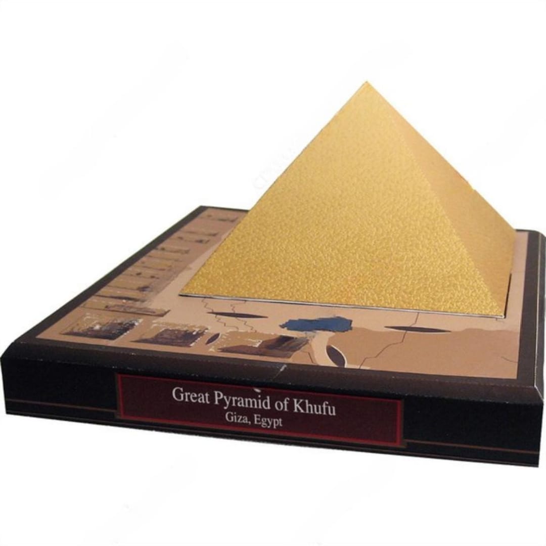 Great Pyramid of Khufu, Giza, Egypt, Building, DIY Paper Model ...