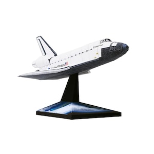 Space Shuttle Orbiter-wersja trudna, Space Shuttle, rzeźba z papieru DIY, papierowe rzemiosło, zestaw szablonów do papierowych rzemiosł