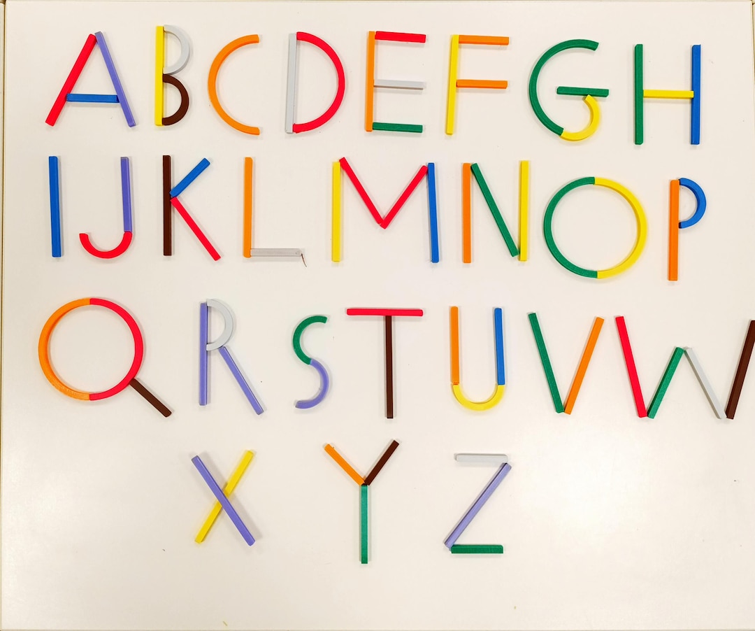 Teaching Materials for Writing Capital Letters, Individual Workshop - Etsy
