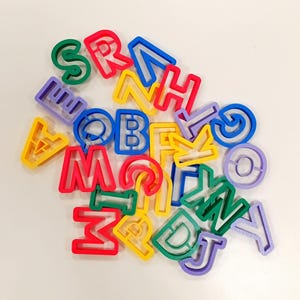 Alphabet Letter Cookie Cutters