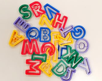 Alphabet Letter Cookie Cutters