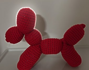 Balloon Dog Crochet Pattern, Instant Download