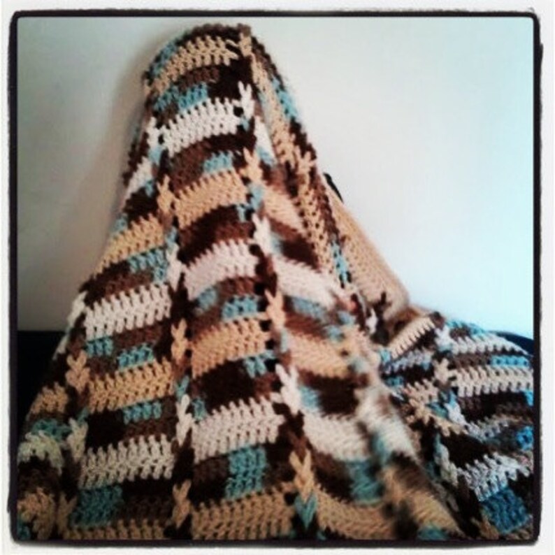 Tutorial BRAIDED BLANKET Crochet Easy Permission to Sell Etsy