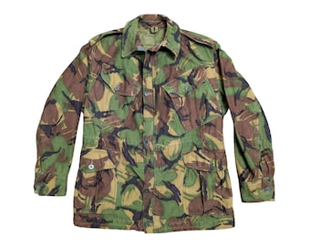 Chaqueta de combate DPM del ejército británico, modelo raro de 1960