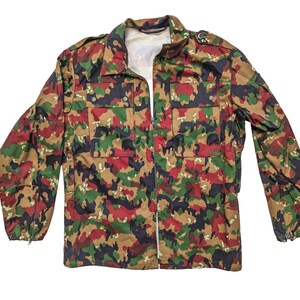 New Old Stock Swiss M83 Alpenflage Field Jacket - Large Regular - Unissued!
