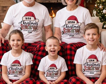Matching Family Christmas Shirts, Matching Family Outfits Christmas Name Shirt, Matching Family Shirts, Matching Family Christmas Tee Shirts