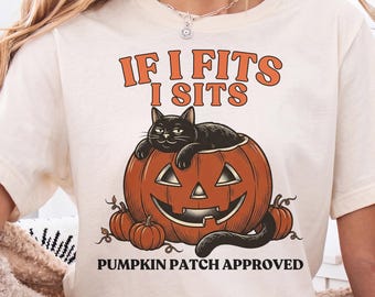 Halloween Cat Pumpkin Shirt, Halloween Cat Sweatshirt Vintage Cat Halloween Sweatshirt, Meme Cats Graphic Tee, Vintage Cat Lover Shirt Women