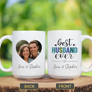 Husband Photo Gift For Husband Mug With Picture Husband Birthday Gift From Wife Gift For Husband Mug Personalized Best Husband In The Galaxy