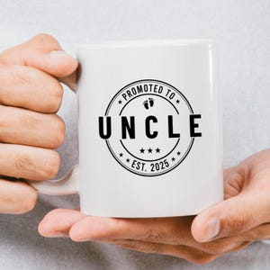 New Uncle Mug New Uncle Gift Promoted To Uncle Mug Baby Reveal To Uncle Pregnancy Announcement To Uncle Pregnancy Announcement Brother