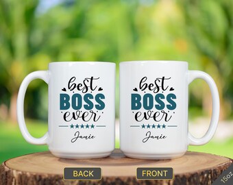 Personalized Boss Gift Unique Bosses Day Gifts For Boss Appreciation Day Boss Appreciation Mugs Best Boss Gifts For Men Boss Retirement Gift