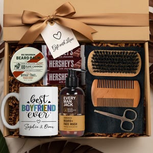 Boyfriend Gift Basket Boyfriend Beard Kit Shaving Gift Boyfriend Birthday Gift Long Distance Gift Boyfriend Christmas Gifts Anniversary Gift