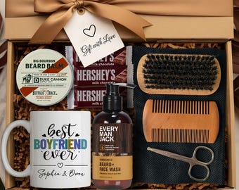 Boyfriend Gift Basket Boyfriend Beard Kit Shaving Gift Boyfriend Birthday Gift Long Distance Gift Boyfriend Christmas Gifts Anniversary Gift