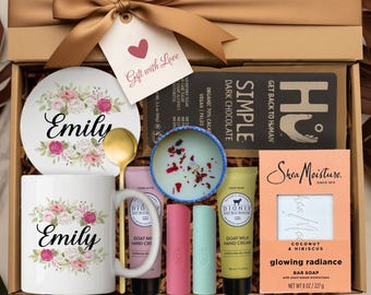 Spa Gift Box For Women Sentimental Christmas Gifts For Woman Self Care Birthday Gift Basket For Women Daughter Girlfriend Grandma Sister Mom