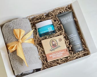 Skincare Gift Box For Men Grooming Kit For Men Oily Skincare Gift Basket For Men Grooming Gift Box For Men Birthday Gift Box For Men
