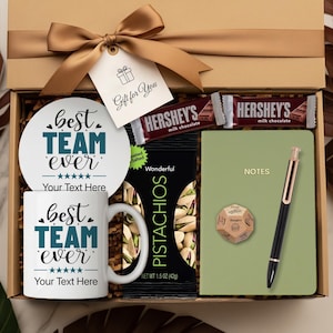 Team Christmas Employee Appreciation Gift Box For Team Gift Basket Staff Appreciation Gift Treat Best Team Ever Bag Staff Appreciation Kit
