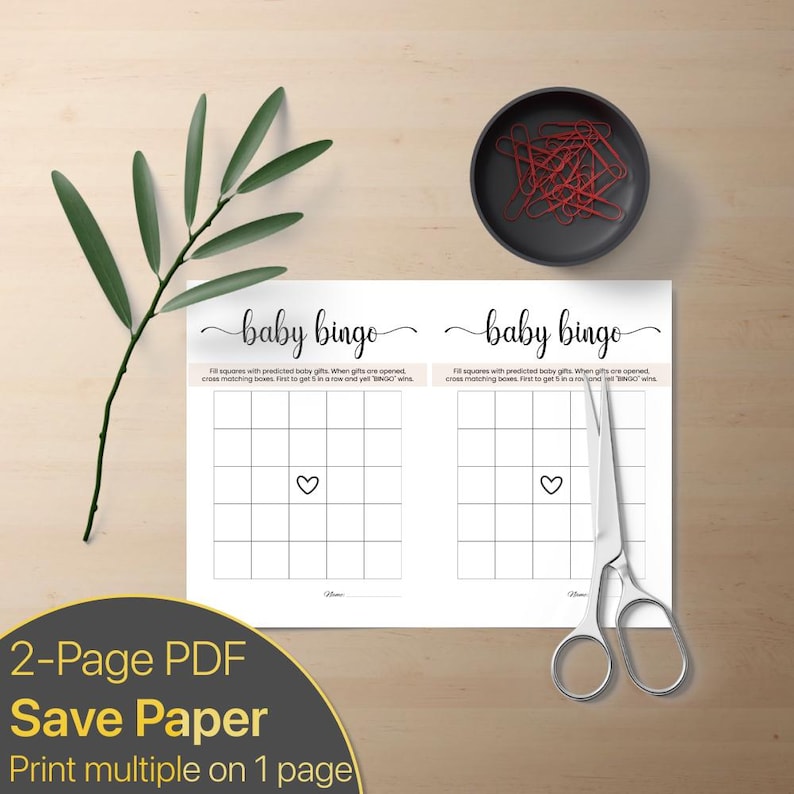 Baby Shower Game Printable Baby Shower Bingo Baby Shower Bingo Cards Printable Baby Shower Bingo Game Baby Bingo Printable Baby Bingo Cards Baby Shower Game Printable Neutral Baby Shower Game Instant Download Baby Shower Game Ideas
