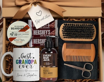 Regali per la cura della barba per il nonno, regalo per i nipoti, regalo di Natale per il nonno, regalo di compleanno per il nonno, regalo per la festa del papà per il nonno, regalo per la festa dei nonni