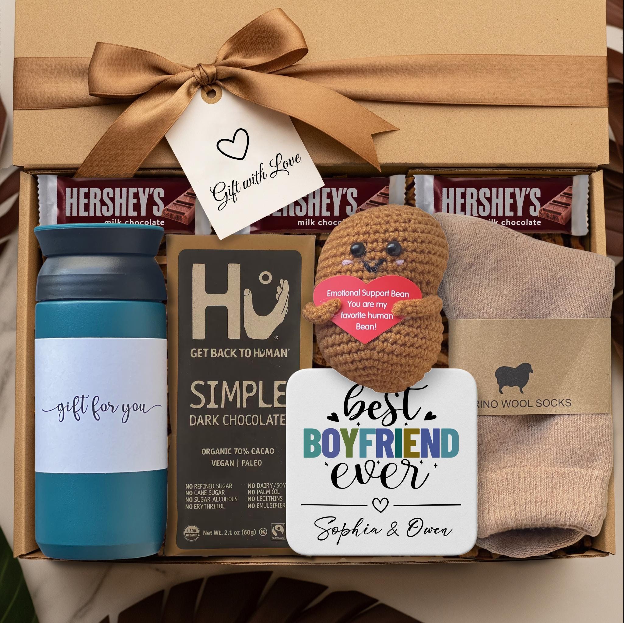 Personalized Boyfriend Gift Box Boyfriend First Anniversary Gift