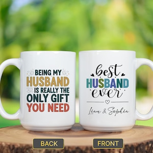 Husband Birthday Gift Funny Gift For Husband From Wife Christmas Gifts For Husband Personalized Gifts For Husband With Names Mug For Husband