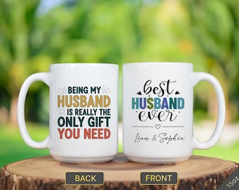 Husband Birthday Gift Funny Gift For Husband From Wife Christmas Gifts For Husband Personalized Gifts For Husband With Names Mug For Husband