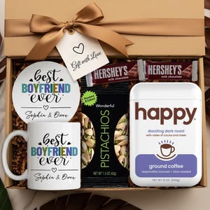 Boyfriend Gift Set Boyfriend Birthday Gift Basket Boyfriend Sentimental Boyfriend Pamper Kit With Name Boyfriend Self Care Grooming SPA Box