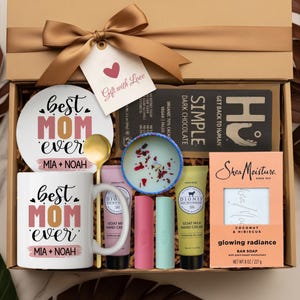 Mom Spa Box For Mothers Day Gift Box Mom Care Package For Mom Valentine Gift Mom Birthday Gifts Unique Personalized Christmas Gift For Mom