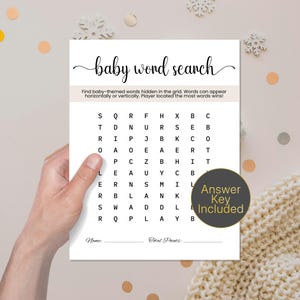 Baby Shower Game Ideas Baby Shower Game Printable Baby Shower Word Search Game Baby Shower Game Word Search Baby Shower Game Baby Word Search Baby Shower Baby Word Search Game Baby Shower Games Printable Baby Shower Game Instant Download