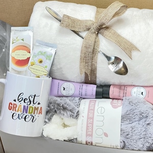 Geschenk-Box Oma Geschenk Geburtstags-Oma Weihnachtsgeschenke Oma Danksagungs-Geschenke Oma Geburtstags-Geschenke Oma Muttertags-Geschenke Gute Besserung