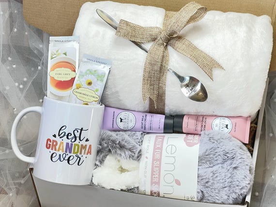 Gift Box Grandma Gift Birthday Grandma Christmas Gifts Grandma Thanksgiving Gifts Grandma Birthday Gifts Grandma Mothers Day Gifts Get Well