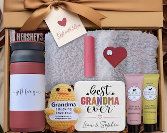 Hug In A Box For Grandma Birthday Gift Grandma Hygge Gift Box Grandma Mother's Day Gift Grandma Christmas Gift Grandparents Day Gift Grandma