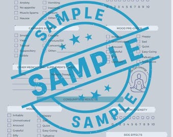 The Calm Concierge Cannabis Worksheet - Mindful Cannabis Exploration