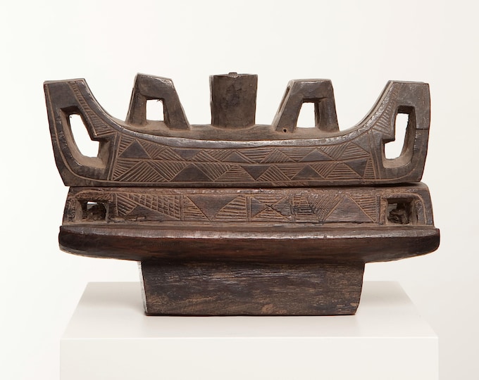 Featured listing image: African Tribal Art Igbo Kola Nut container