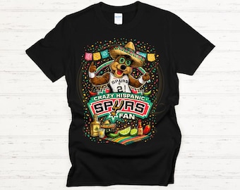Crazy Hispanic Spurs Fan T-Shirt
