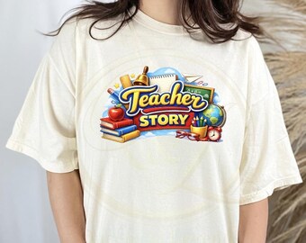 Teacher Story png design