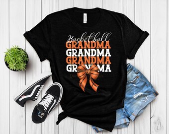 Basketball Grandma with Bow