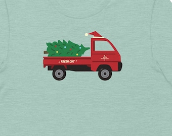 Camiseta con árbol de Navidad de Kei Truck
