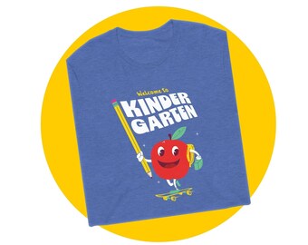 Camiseta de maestra de jardín de infantes, bienvenida al jardín de infantes, camiseta de maestra de patineta, camiseta de maestra de skate, camiseta de maestra del primer día de jardín de infantes