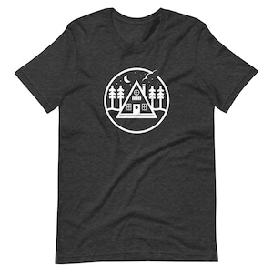 A-Frame Cabin T-Shirt: Winter Lake House Shirt