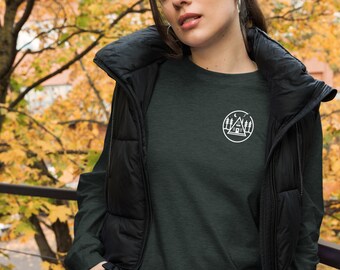 A-Frame Cabin Long Sleeve T-Shirt: Winter Up North Shirt