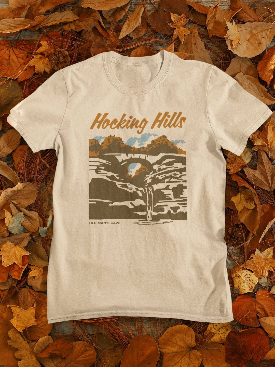 Hocking Hills tshirt chemise vintage hocking hills souvenir Etsy France