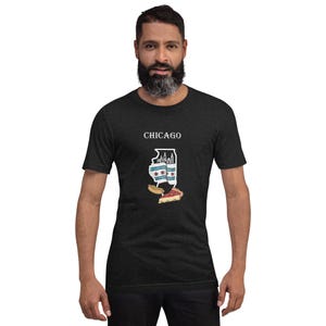 Chicago Unisex t-shirt with white letters