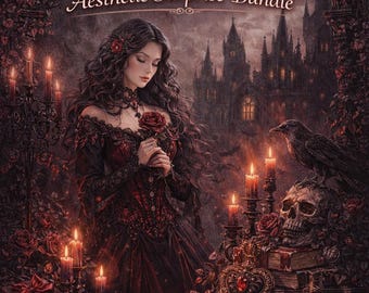 Gothiccore Surprise Bundle: 8 Thrifted Vampiric Decor Items