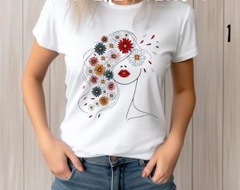 Minimalist Woman and Daisys Unisex T-Shirt