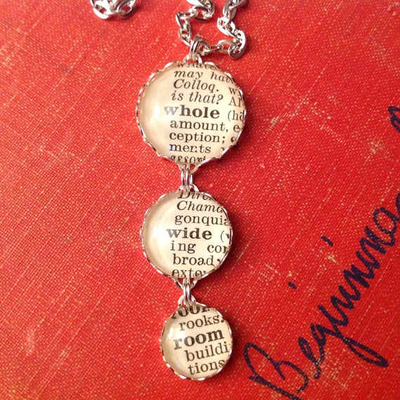 For The Most Beautiful Girl In The Room The Whole Wide Room Flight Of The Conchords Necklace 1930s Dictionary Business Time Fotc Fan
