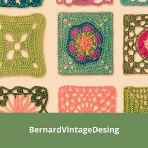 70+ Granny square patterns - Crochet magazines - Crochet patterns - Crochet Pattern Bundle - For Beginners