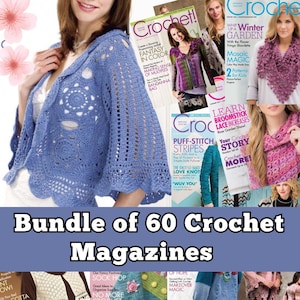 60 Crochet Magazine - Bundle - EN ENGLISH - Crochet magazines - Crochet patterns - Sweaters