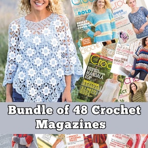 48 Crochet Magazines -  Bundle - EN ENGLISH - Crochet magazines Crochet patterns