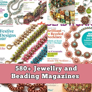 Colección de más de 580 revistas de joyería y abalorios - Paquete - Tutoriales, patrones (Descarga digital)