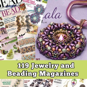 119 Bead & Button Magazines: Jewelry Beading Tutorials (Digital Bundle)